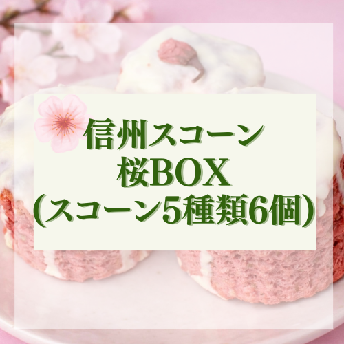 信州スコーン桜BOX（スコーン5種類6個）